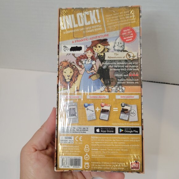 Unlock! Secret Adventures The Adventures of Oz Escape Room Card Game NEW Sealed - Picture 3 of 6
